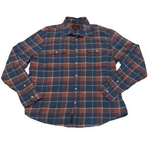 Lucky Brand Plaid Long Sleeve Shirt Mens Size XL
